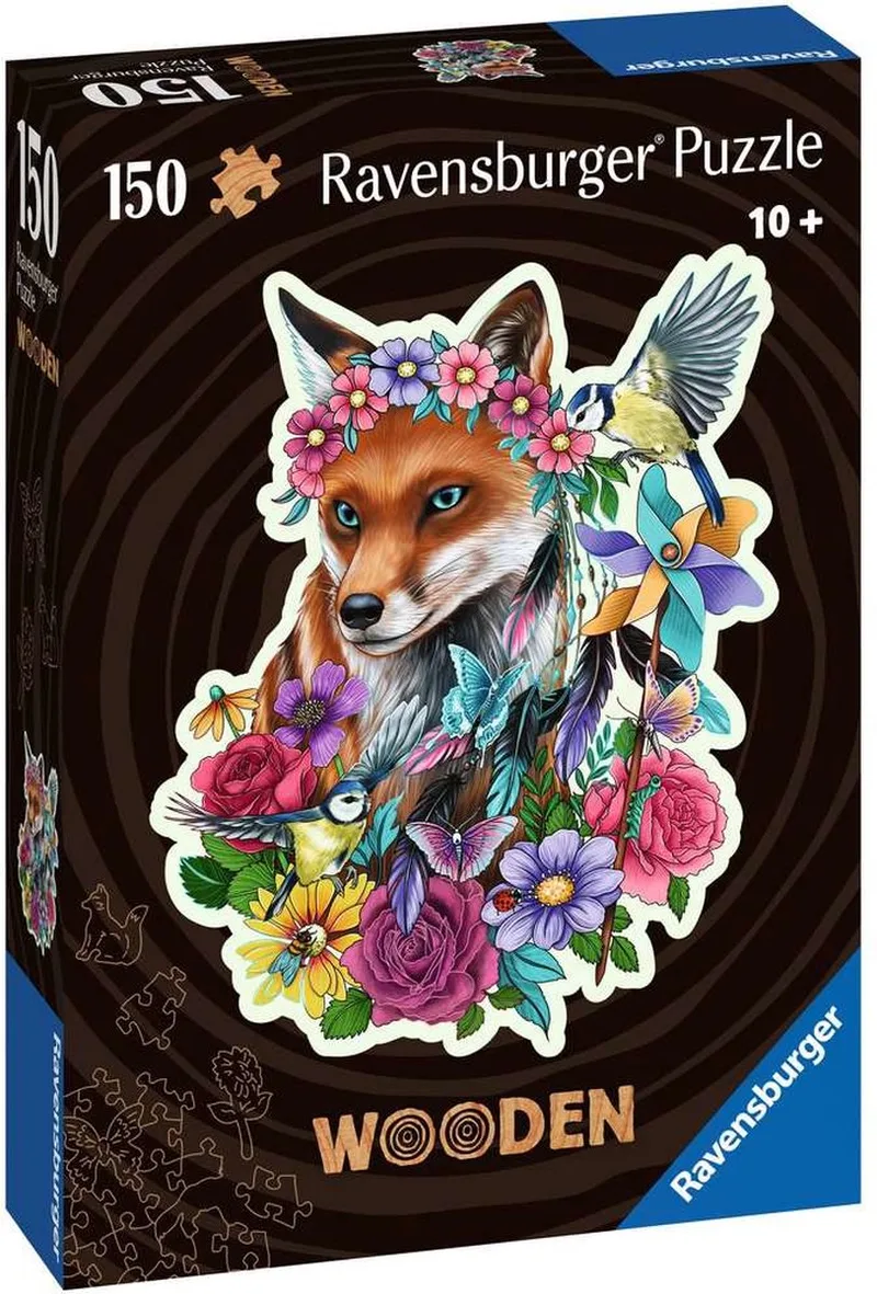 Houten Legpuzzel 150 stuk(s) Vos fra Ravensburger, Flerfarvet-udgave – æske