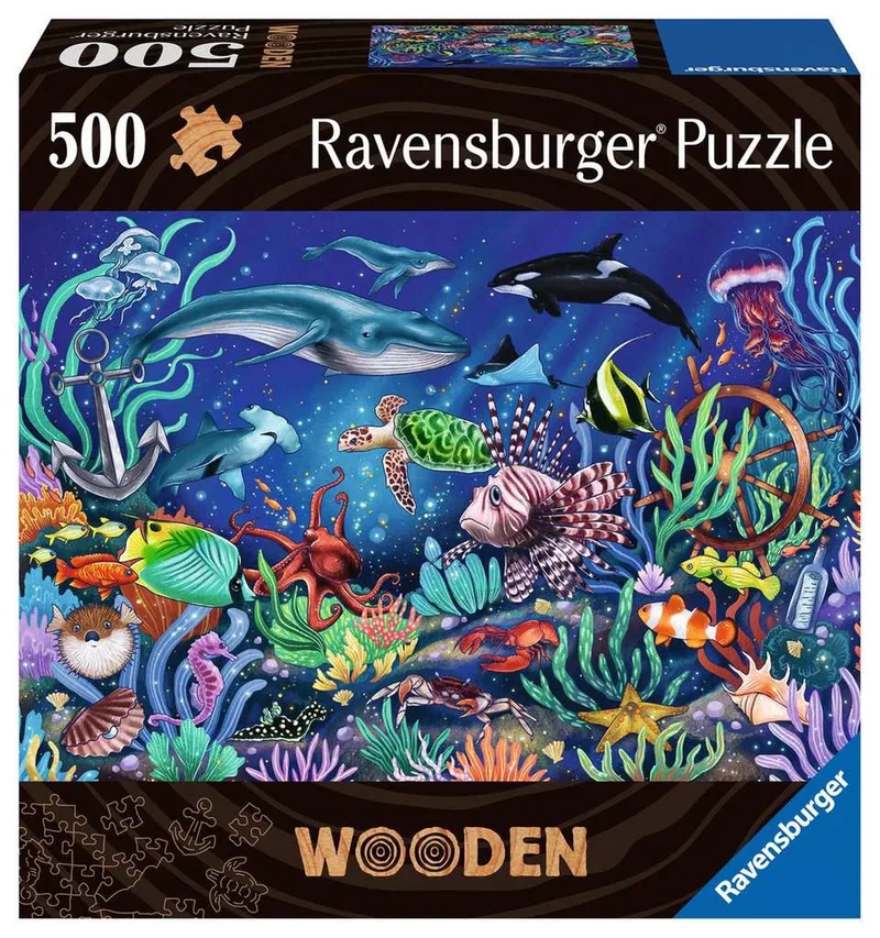 Houten Legpuzzel 500 stuk(s) Dieren från Ravensburger, utgåva Flerfärgad – kartong