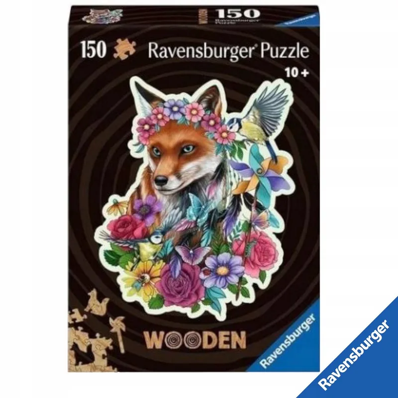 Houten Puzzel 150 Stukken - Vrolijke Vos from Ravensburger, Multicolour edition – box