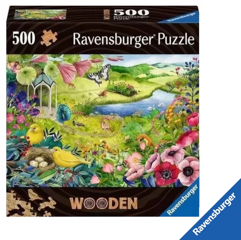 Houten Puzzel 500 Stukjes Wilde Tuin Educatief Speelgoed from Ravensburger, Multicolour edition – box