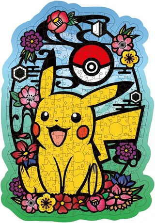 houten puzzel Pokemon Pikachu - Legpuzzel - 300 stukjes fra Ravensburger, Flerfarvet-udgave – æske 2 af 2