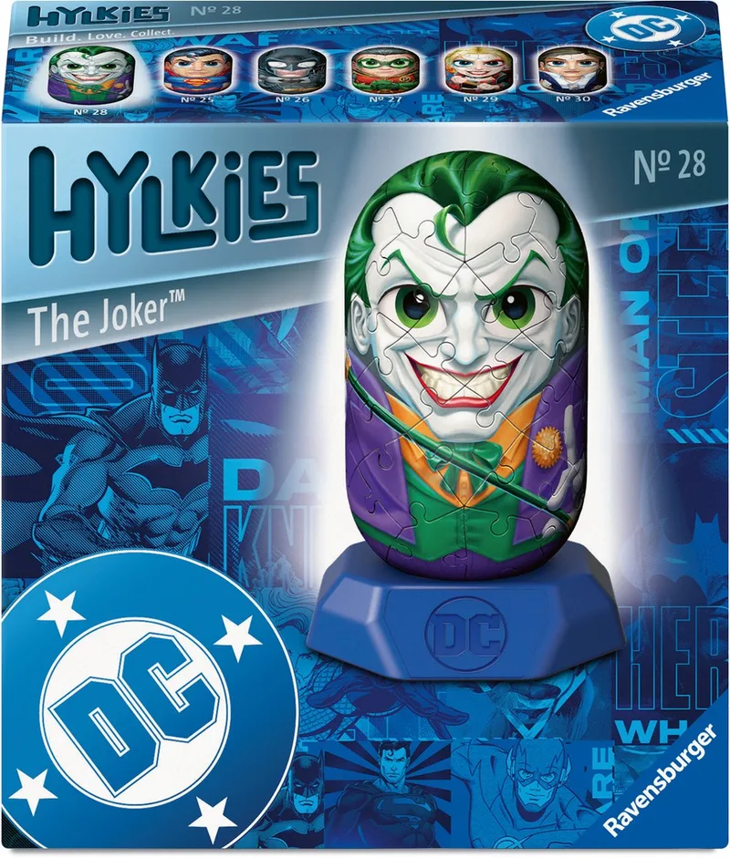 Hylkies - DC Joker - Bouwspel - 54 Stukjes fra Ravensburger, Flerfarvet-udgave – æske