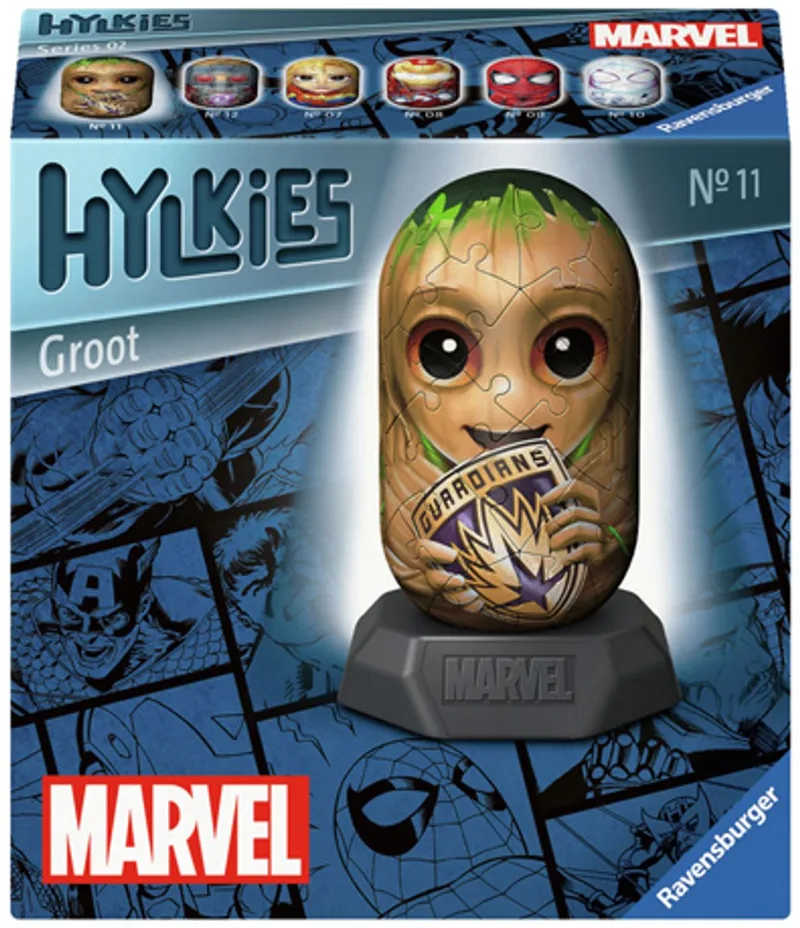 Hylkies - Marvel - Capsule Figuur from Ravensburger, Groot edition – box