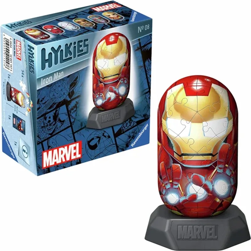 Hylkies - Marvel - Capsule Figuur fra Ravensburger, Iron Man-udgave – æske