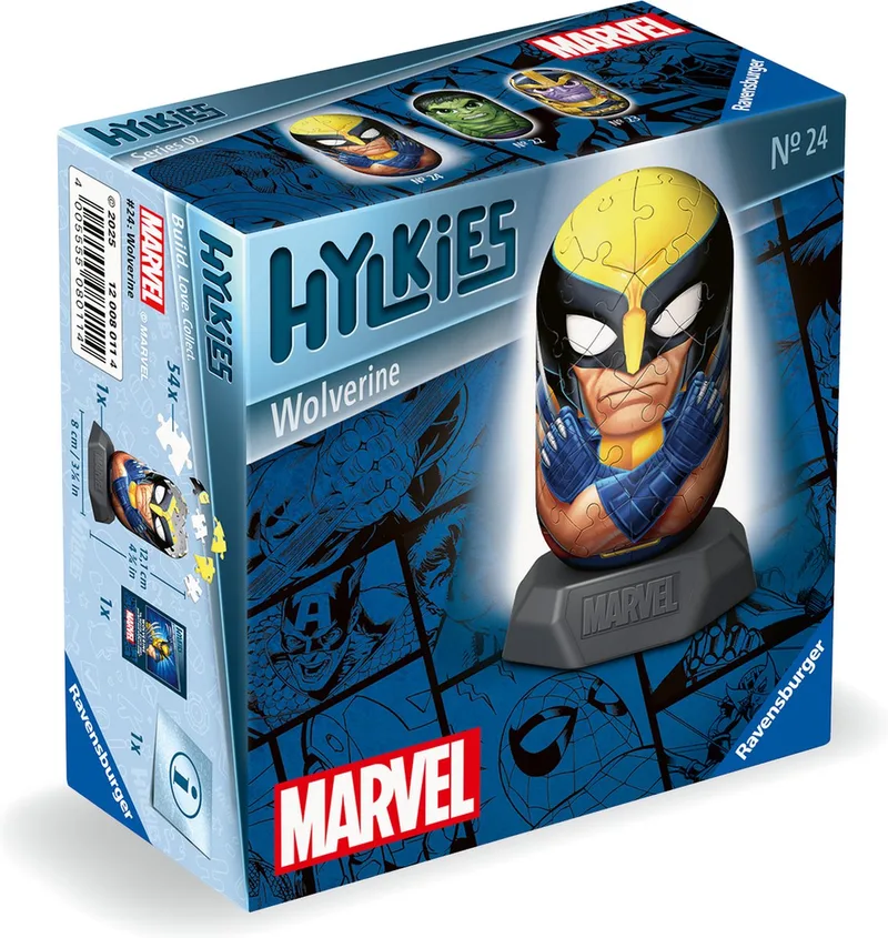 Hylkies - Marvel - Capsule Figuur från Ravensburger, utgåva Wolverine – kartong