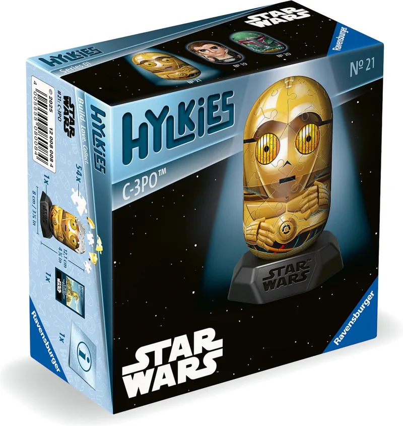 Hylkies - Star Wars Capsule Figuur fra Ravensburger, C-3po-udgave – æske
