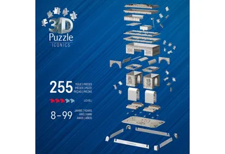 Iconics: Arc de Triomphe Parijs met licht - 3D Puzzel - 216 Stukjes - Bouwset voor kinderen vanaf 8 jaar from Ravensburger, Multicolour edition – box 5 of 5