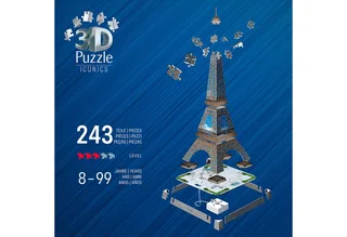Eiffelturm 3d-puzzle Mit Led-beleuchtung 216 Stücke von Ravensburger, Ausgabe Mehrfarbig – Schachtel 5 von 5