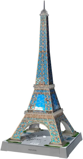 Eiffelturm 3d-puzzle Mit Led-beleuchtung 216 Stücke von Ravensburger, Ausgabe Mehrfarbig – Schachtel 3 von 5