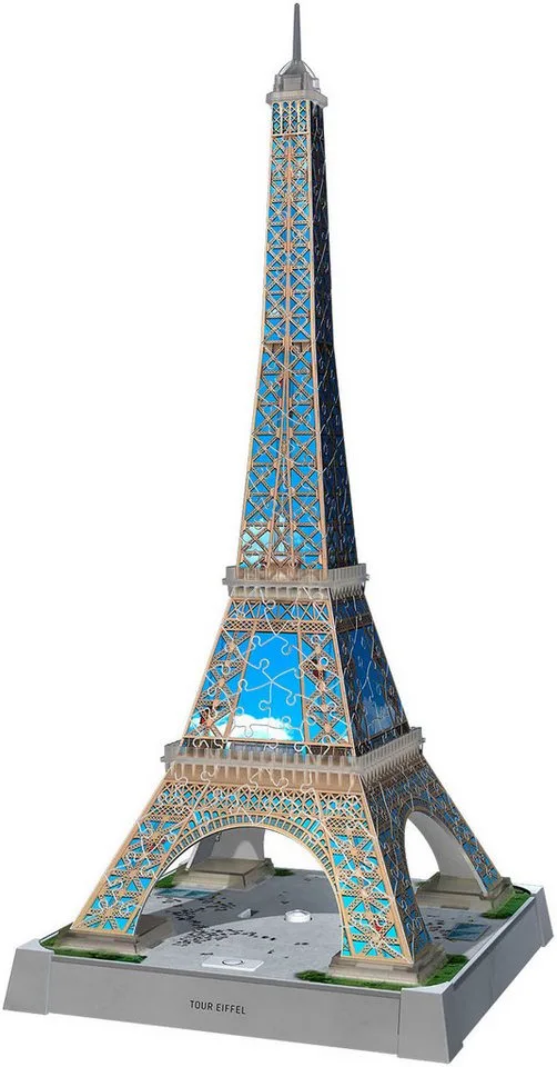 Eiffelturm 3d-puzzle Mit Led-beleuchtung 216 Stücke von Ravensburger, Ausgabe Mehrfarbig – Schachtel 3 von 5