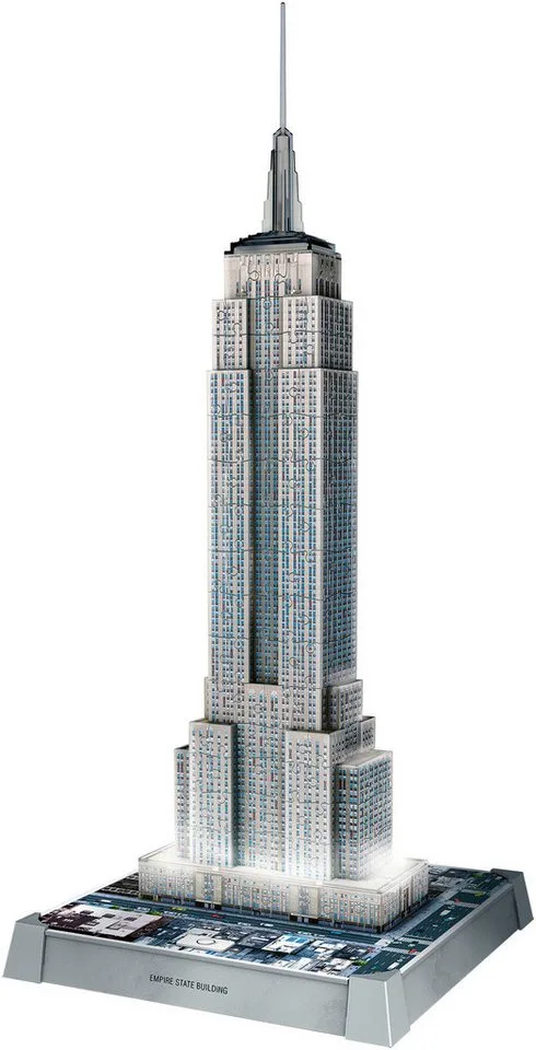 Iconics: Empire State Building met licht - 3D Puzzel - 216 Stukjes - Bouwset voor kinderen vanaf 10 jaar from Ravensburger, Multicolour edition – box 3 of 5