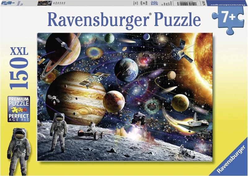 In de ruimte - Puzzel van 150 stukjes van Ravensburger, editie Meerkleurig – doos