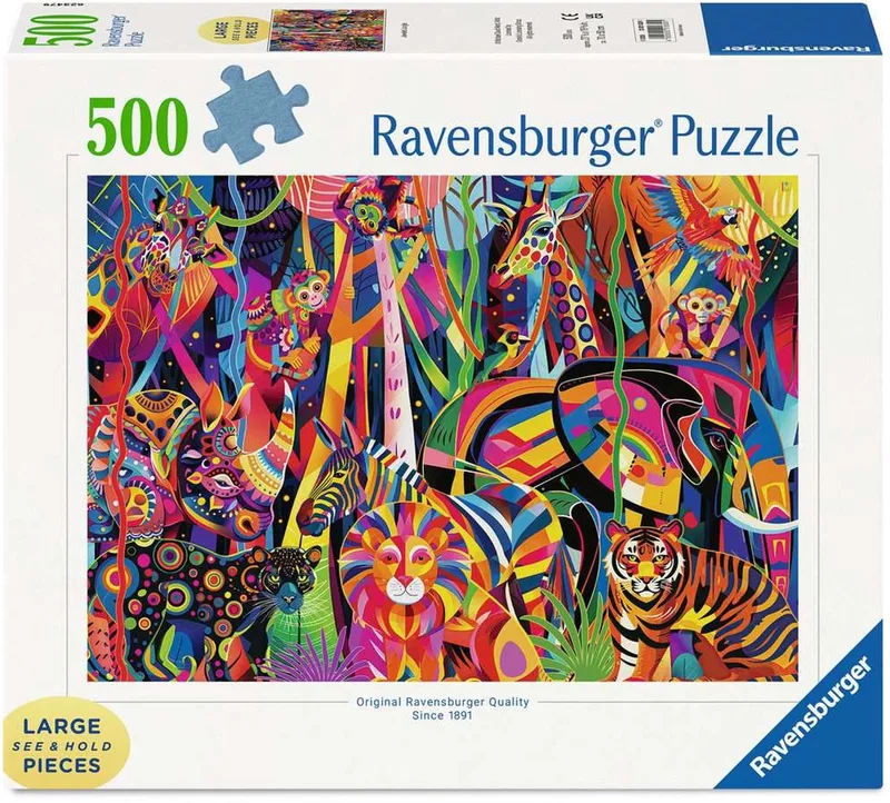Jeweled Jungle – Legpuzzel – 1000 Stukjes van Ravensburger, editie Meerkleurig – doos