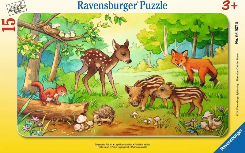 Jonge dieren in het bos van Ravensburger, editie Meerkleurig – doos