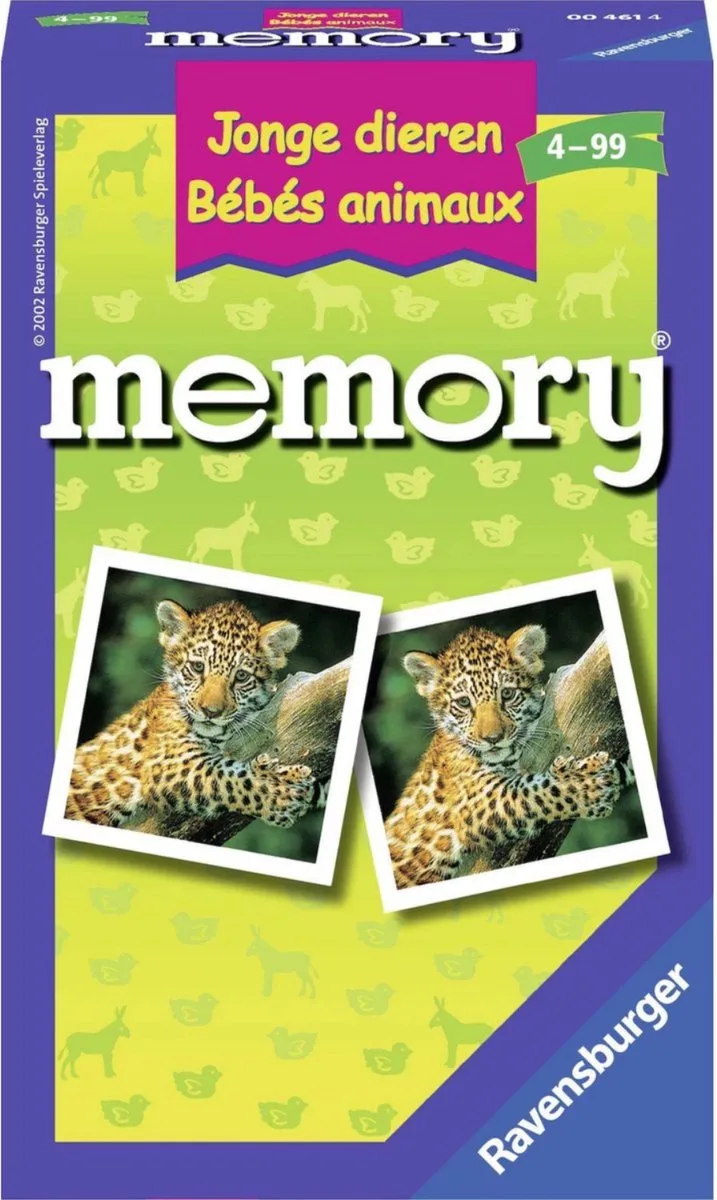 Jonge dieren memory from Ravensburger – box