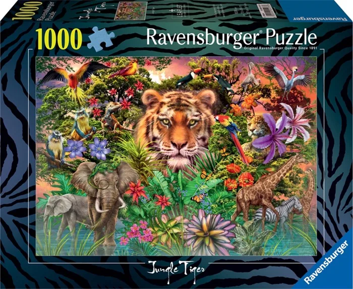 Jungle Tiger (1000) de Ravensburger – boîte