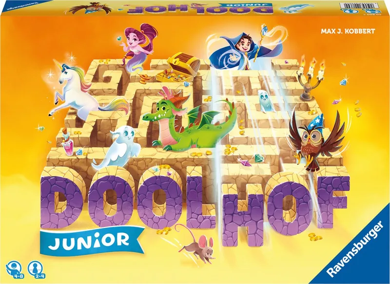 Junior Doolhof | Kinderspel voor 2-4 Spelers | Vanaf 4 Jaar de Ravensburger – boîte