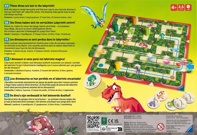 Junior Labyrinth Dino van Ravensburger – doos 5 van 5