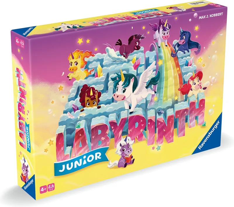 Junior Labyrinth Unicorn - Bordspel - 2-4 Spelers de Ravensburger – boîte