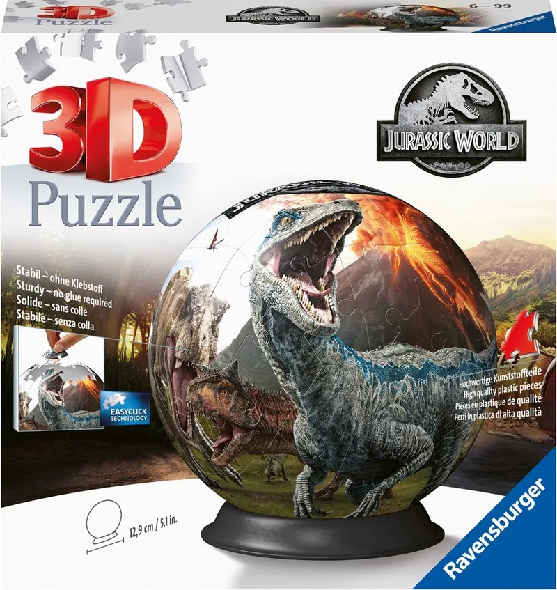 Jurrassic World - 3D Puzzel - 72 stukjes from Ravensburger, Multicolour edition – box