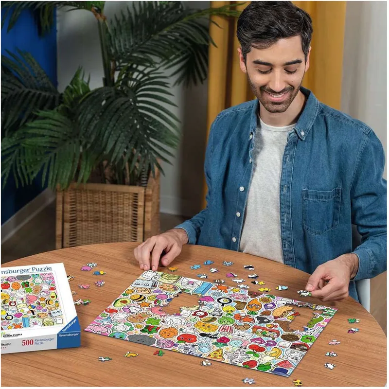 Kawaii – Legpuzzel – 500 Stukjes van Ravensburger, editie Felle kleuren – doos 1 van 3