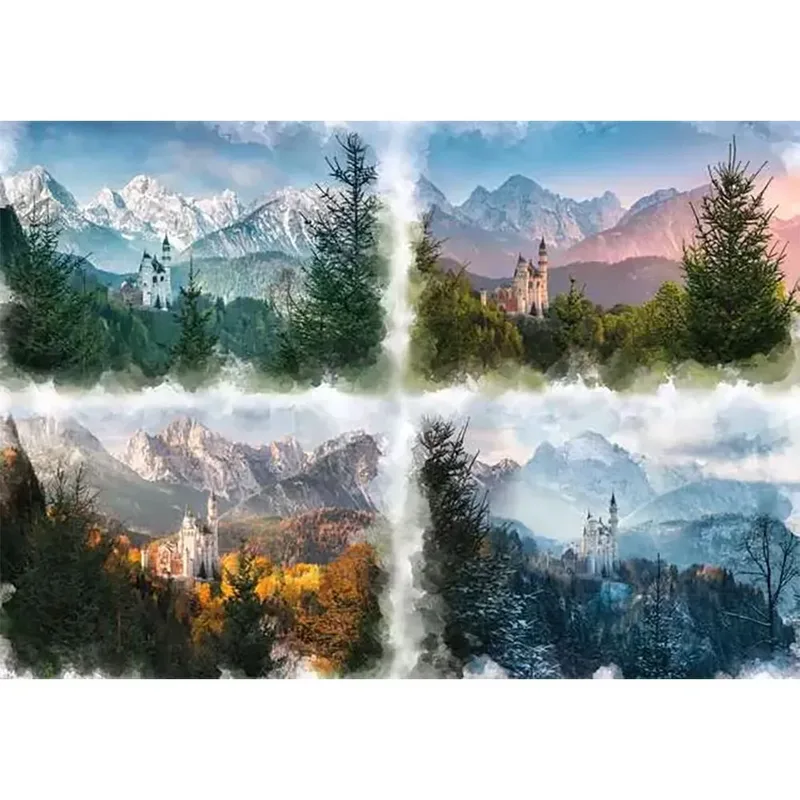 kerstpuzzel Kerstmis in het bos - Legpuzzel - 100 stukjes van Ravensburger, editie Meerkleurig – doos 2 van 2