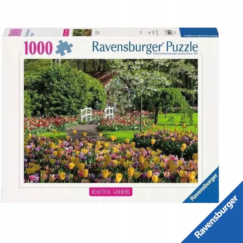 Keukenhof Tuinen Puzzel 1000 Stukjes van Ravensburger – doos