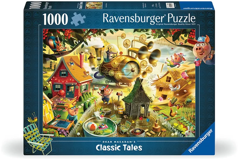 Kijk uit kleine biggetjes! - Dean MacAdam - puzzel van 1000 stukjes from Ravensburger, Multicolour edition – box 1 of 2