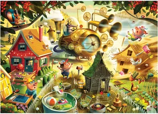 Kijk uit kleine biggetjes! - Dean MacAdam - puzzel van 1000 stukjes from Ravensburger, Multicolour edition – box 2 of 2