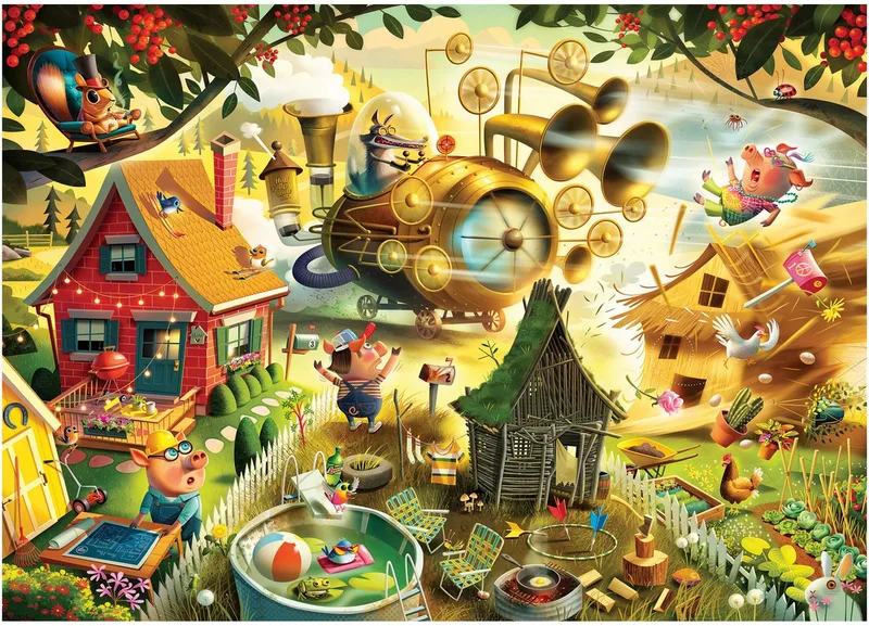 Kijk uit kleine biggetjes! - Dean MacAdam - puzzel van 1000 stukjes from Ravensburger, Multicolour edition – box 2 of 2