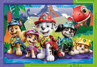 Kinderpuzzel - Paw Patrol 3 - Dino Movie - 2 in 1 Puzzel - Kinderpuzzel 2 x 12 Stukjes - Vanaf 3 Jaar from Ravensburger, Multicolour edition – box 3 of 3