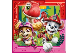 Kinderpuzzel - Paw Patrol 3 - Dino Movie - 3 in 1 Puzzel - Kinderpuzzel 3 x 49 Stukjes - Vanaf 5 Jaar fra Ravensburger, Flerfarvet-udgave – æske 3 af 4