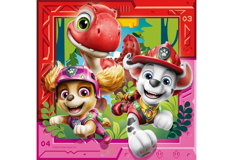 Kinderpuzzel - Paw Patrol 3 - Dino Movie - 3 in 1 Puzzel - Kinderpuzzel 3 x 49 Stukjes - Vanaf 5 Jaar fra Ravensburger, Flerfarvet-udgave – æske 3 af 4