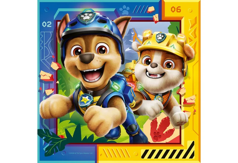 Kinderpuzzel - Paw Patrol 3 - Dino Movie - 3 in 1 Puzzel - Kinderpuzzel 3 x 49 Stukjes - Vanaf 5 Jaar fra Ravensburger, Flerfarvet-udgave – æske 4 af 4