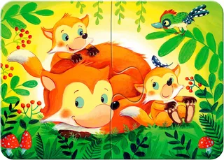 Kleine Dierenfamilies (2, 4, 6, 8) von Ravensburger – Schachtel 2 von 5