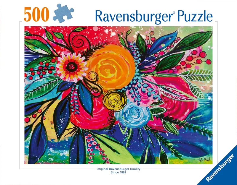 Kleurenexplosie – Legpuzzel – 500 Stukjes van Ravensburger, editie Meerkleurig – doos