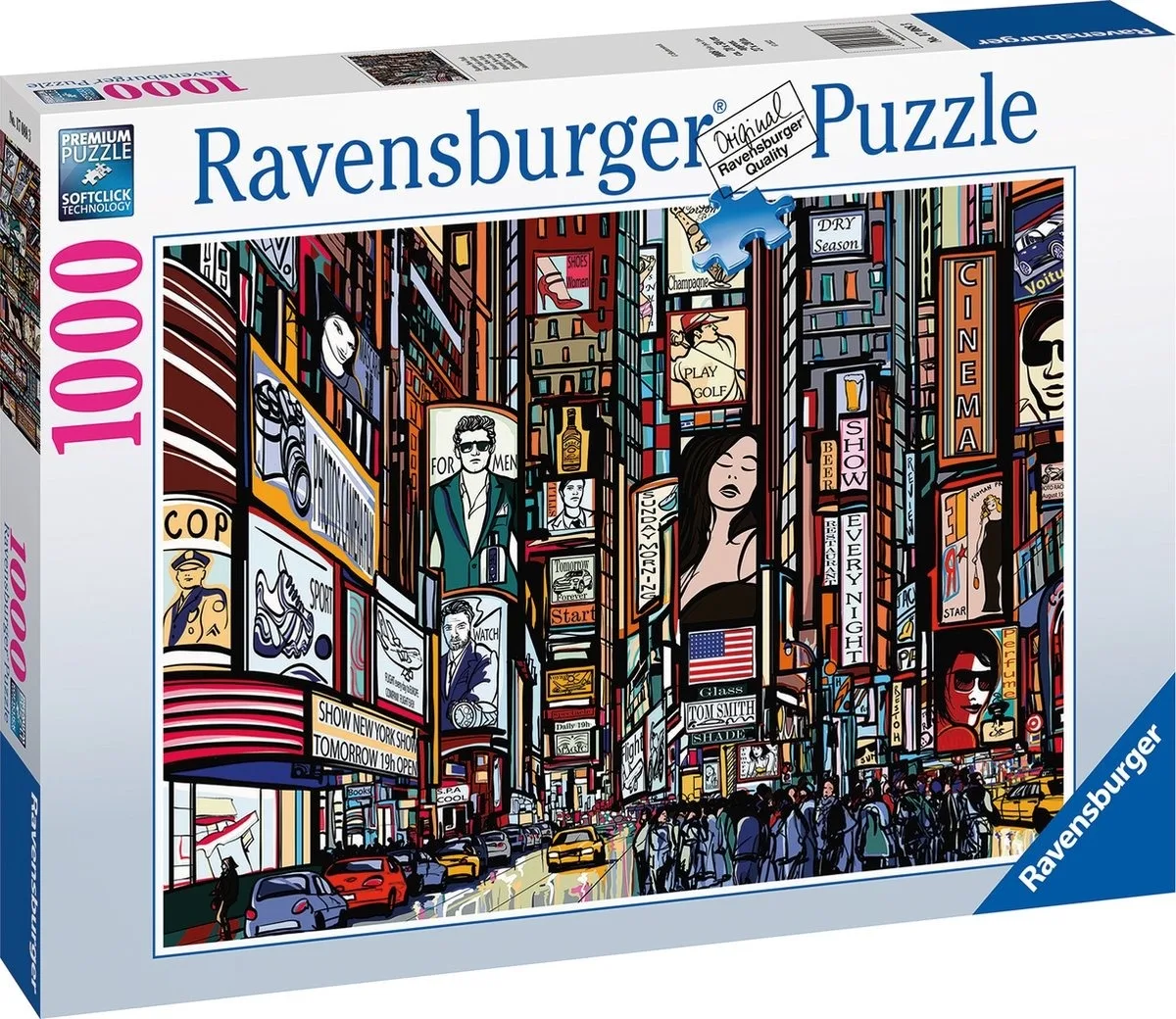 Kleurrijk New York (1000 Stukjes) from Ravensburger – box