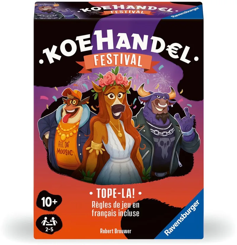 Koehandel Festival - Kaartspel | Snel en Tactisch Onderhandelingsspel fra Ravensburger – æske