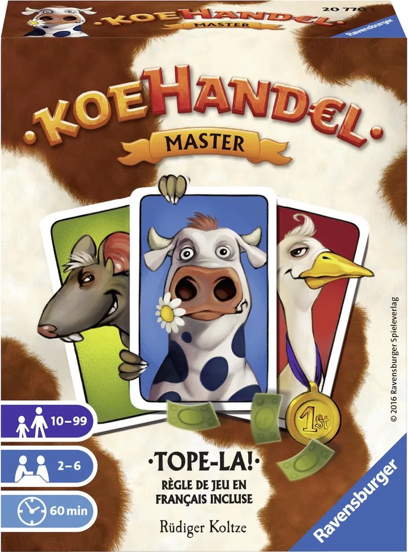 Koehandel Master - kaartspel de Ravensburger – boîte