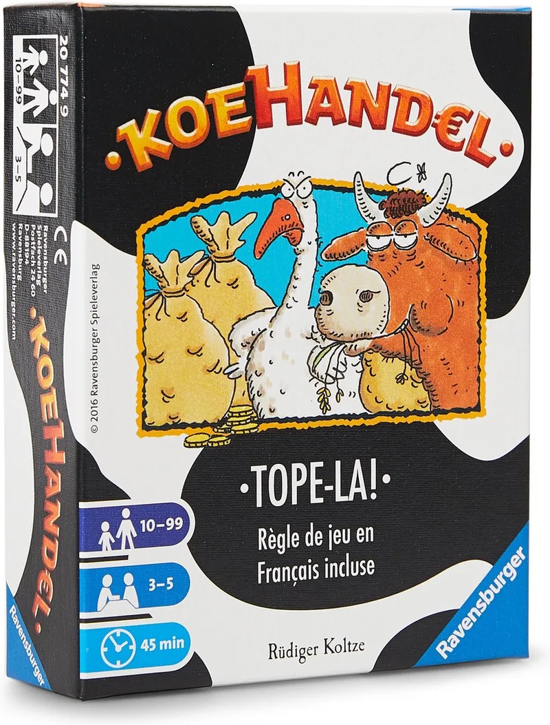 Koehandel - Nederlandstalig kaartspel de Ravensburger – boîte
