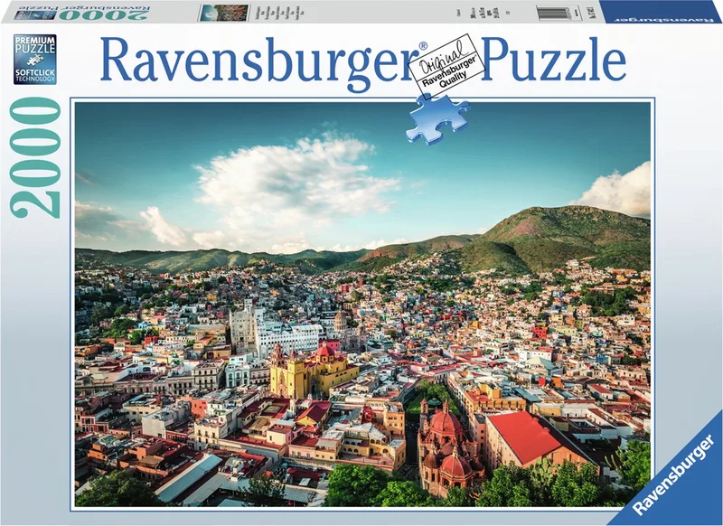 Koloniale stad Guanajuato in Mexico - Legpuzzel - 2000 stukjes de Ravensburger, édition Multicolore – boîte