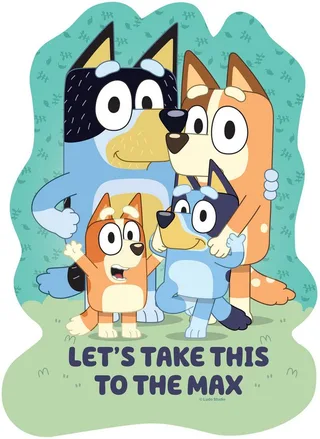 Konturenpuzzle Bluey: Auf geht's!, 52 Puzzleteile, Made in Europe from Ravensburger, Multicolour edition – box 3 of 5