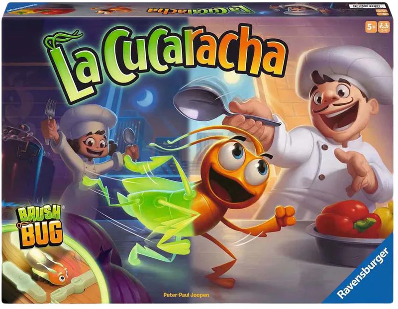 La Cucaracha Glow in the Dark | Actiespel voor 2-4 Spelers | Vanaf 5 Jaar from Ravensburger – box