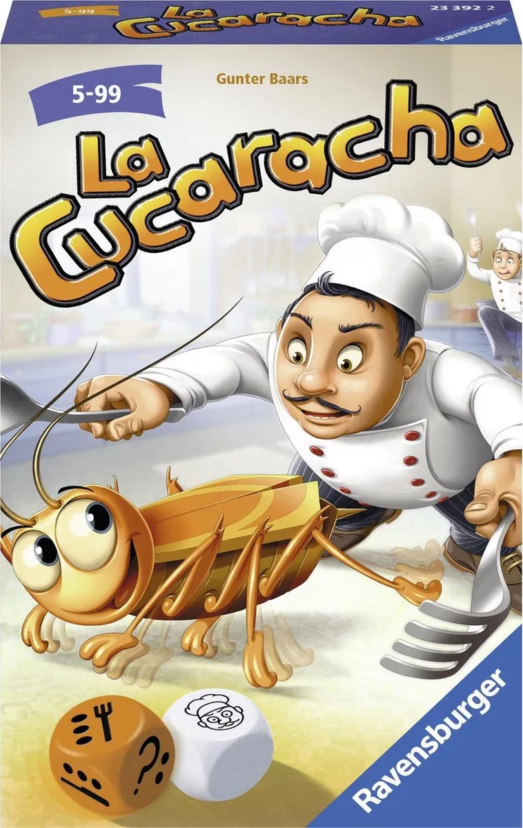 La Cucaracha - pocketspel de Ravensburger – boîte