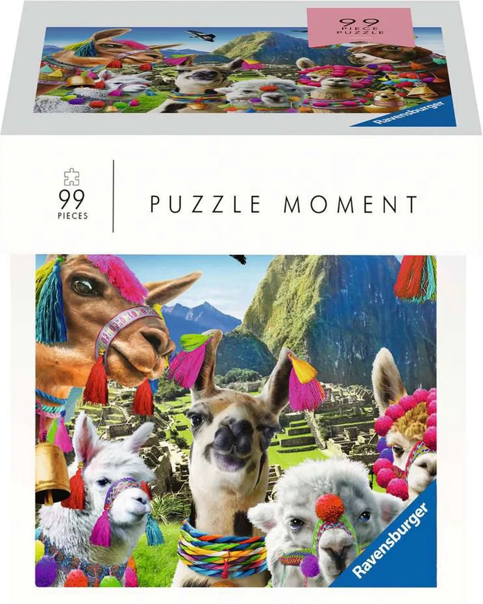 Lama Puzzel 99 Stukjes - Educatief Speelgoed van Ravensburger – doos