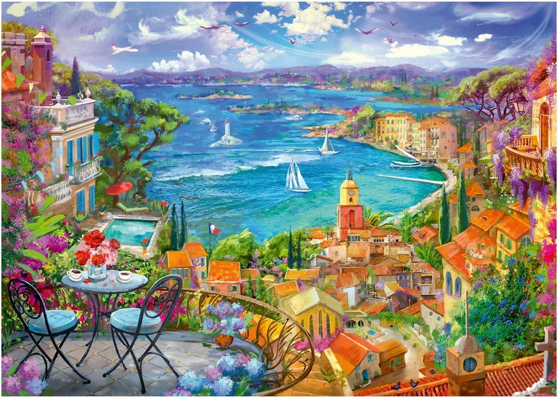 Legpuzzel – 1000 Stukjes – 70 x 50 cm de Ravensburger, édition Multicolore – boîte 2 sur 2