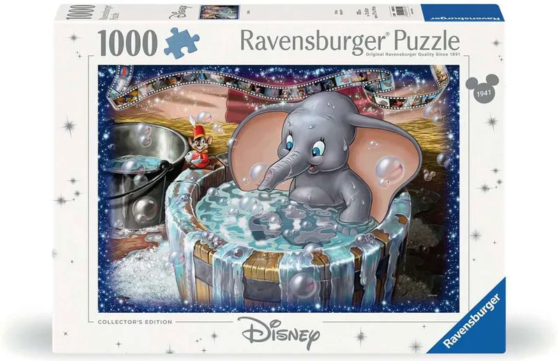 legpuzzel Disney Dumbo - 1000 stukjes puzzel. fra Ravensburger, Flerfarvet-udgave – æske