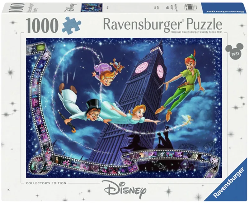 legpuzzel Disney Peter Pan 1000 stukjes puzzel. van Ravensburger, editie Meerkleurig – doos