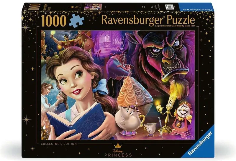legpuzzel Disney Prinses Belle - 1000 stukjes puzzel. von Ravensburger, Ausgabe Mehrfarbig – Schachtel