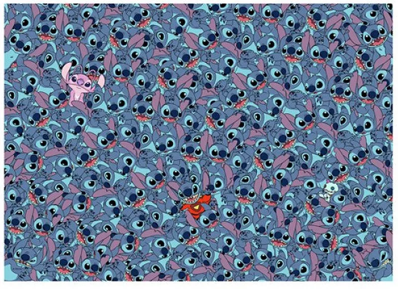 legpuzzel Disney Stitch Challenge 1000 stukjes cartoon. van Ravensburger, editie Meerkleurig – doos
